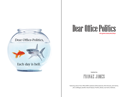 Inside layout sample: Dear Office-Politics game book